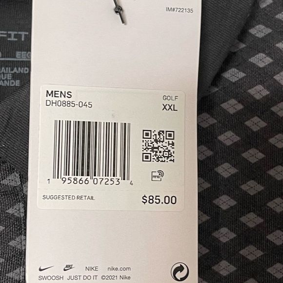 NWT NIKE WORLD SERIES POLO SHIRT 2022, no team, size XXL, two toned gray - Picture 5 of 9